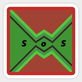 SOS Sticker